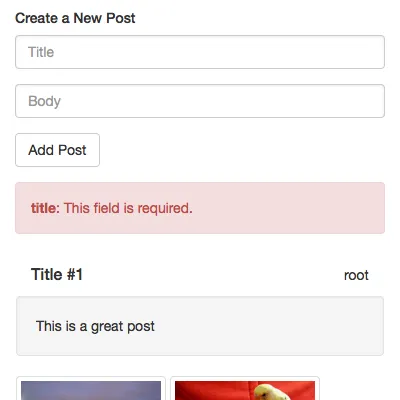 Basic Post List - Error