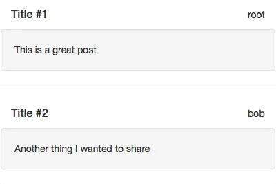 Basic Post List - Resource
